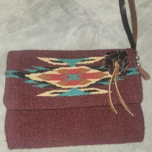 Saddle Blanket Hand-crafted Clutch
